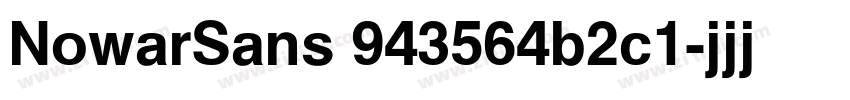 NowarSans 943564b2c1字体转换